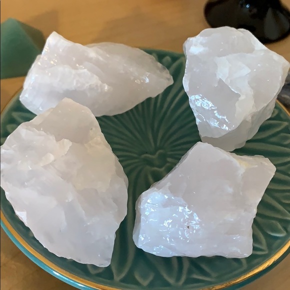 Large Pink Mangano Calcite Chunks Set - Picture 3 of 3